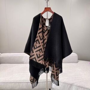 Fendi Reversible Poncho Cape